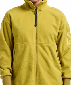 Didriksons Women's Ronja Full Zip Yellow Pollen Online
