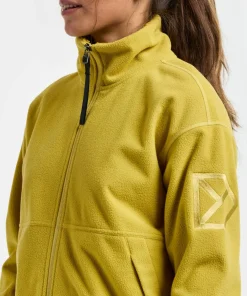 Didriksons Women's Ronja Full Zip Yellow Pollen Online