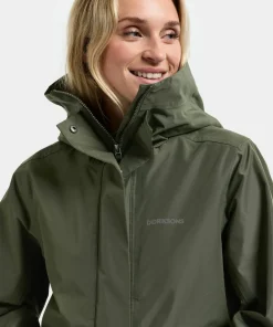 Didriksons Women's Silja Jacket Deep Green Hot