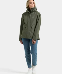 Didriksons Women's Silja Jacket Deep Green Hot
