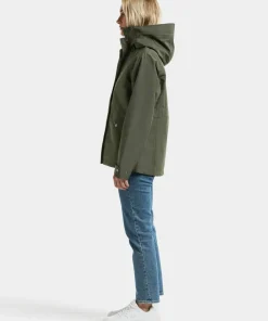 Didriksons Women's Silja Jacket Deep Green Hot