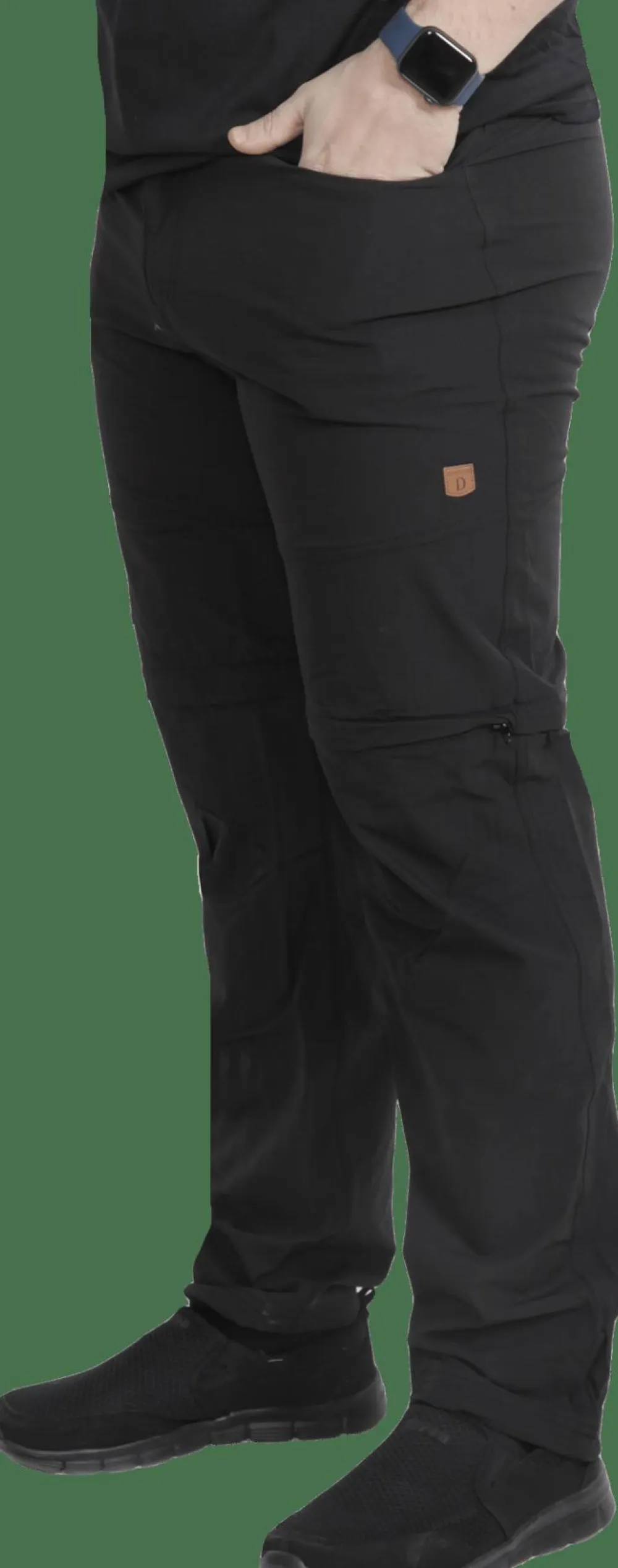 Dobsom Men's Himalaya Zip-Off Pant Black Best
