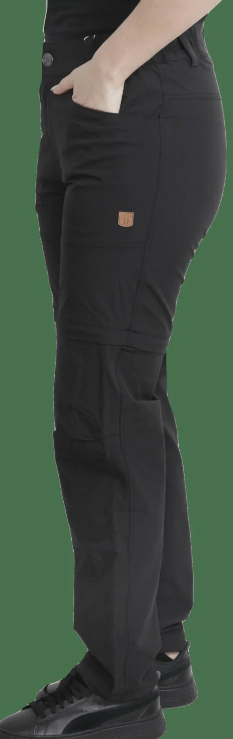 Dobsom Women's Himalaya Zip-Off Pant Black New
