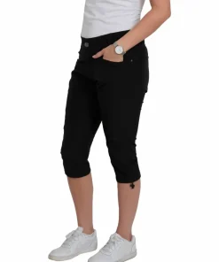 Dobsom Women's Sanda Capri Black