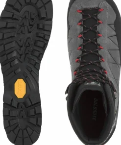 Dolomite Men's Crodarossa Hi GORE-TEX Gunmetal Grey/Fiery Red