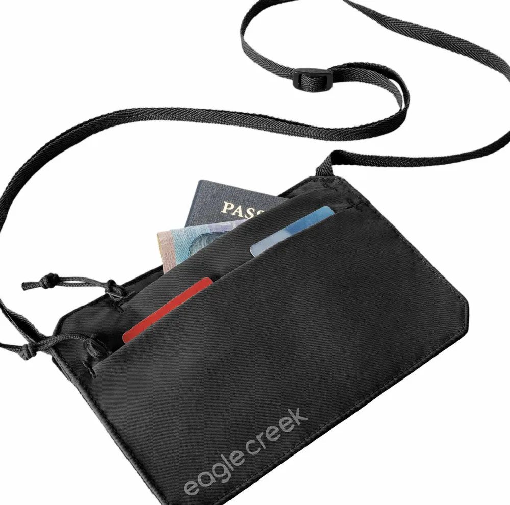 Eagle Creek Undercover RFID Neck Wallet Black Best