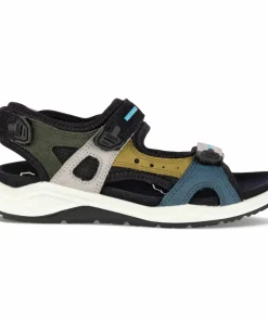 Ecco Kids' X-trinsic Flat Sandal MULTICOLOR FIR GREEN New