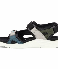 Ecco Kids' X-trinsic Flat Sandal MULTICOLOR FIR GREEN New