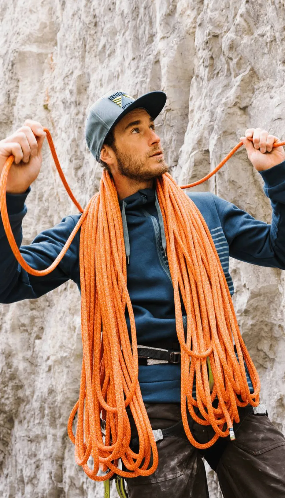 Edelrid Heron Eco Dry 9,8 mm 70 m Fire