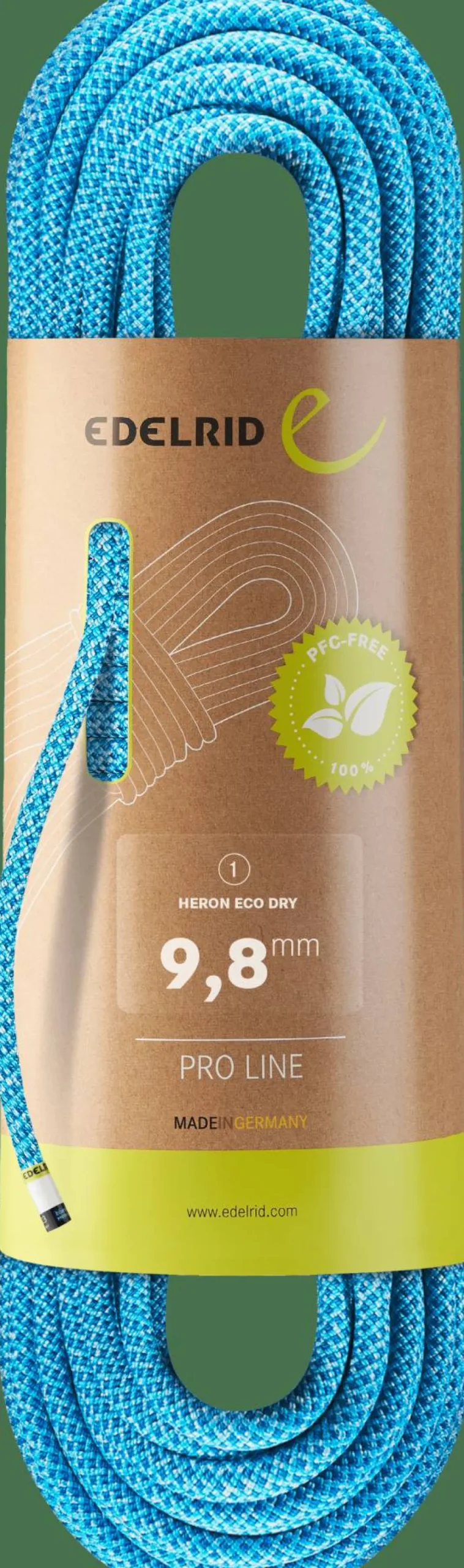 Edelrid Heron Eco Dry 9,8 mm 60 m Icemint Hot