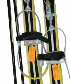 Clearance Kids' Ski Set with Cable Binding+Poles Barn Barnens Utrustning