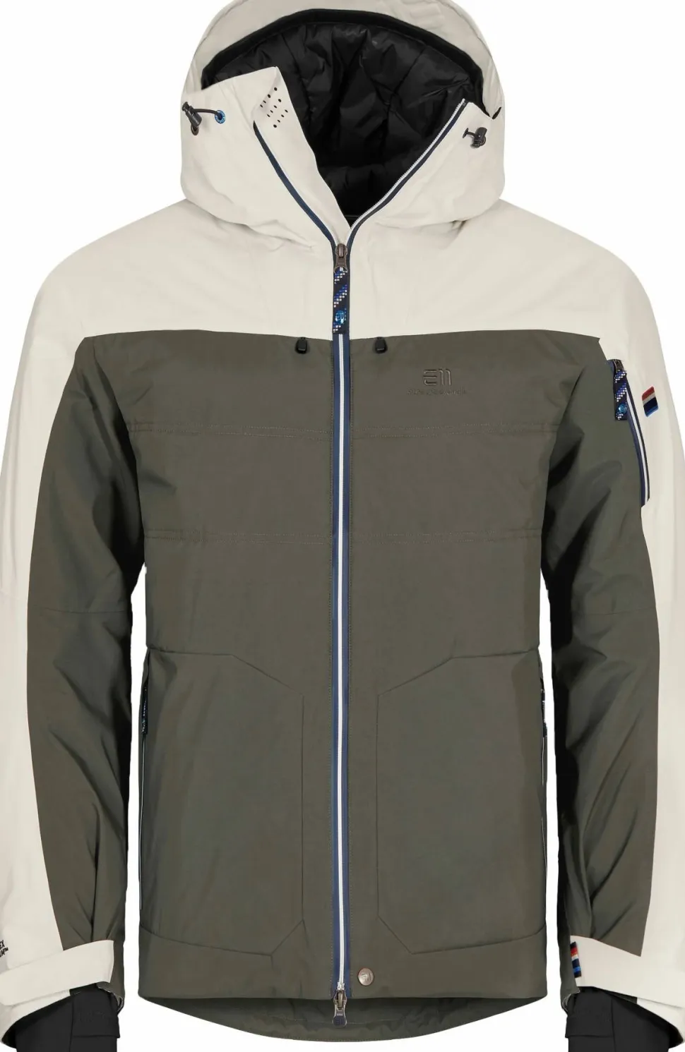 Elevenate Men's St Moritz Jacket Gray Green