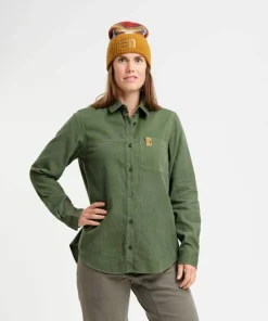 Elevenate Women's Verbier Shirt Bronze Green