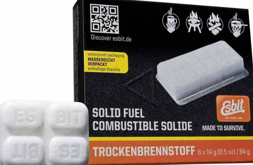 Esbit Solid Fuel Tablets 6x14g Nocolour New