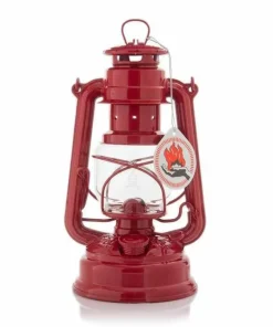 Feuerhand 276 Hurricane Lantern Ruby Red