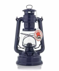 Feuerhand 276 Hurricane Lantern Cobalt Blue Outlet