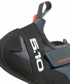 FiveTen Men's Kirigami Climbing Shoes Grey/Black/Red Onix/Core Black/Solar Red New
