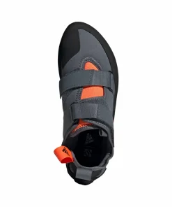 FiveTen Men's Kirigami Climbing Shoes Grey/Black/Red Onix/Core Black/Solar Red New