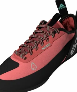 FiveTen Unisex Niad Lace Climbing Shoes Core Black/Crew Red/Acid Mint