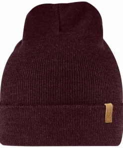 Fjällräven Classic Knit Hat Dark Garnet Clearance