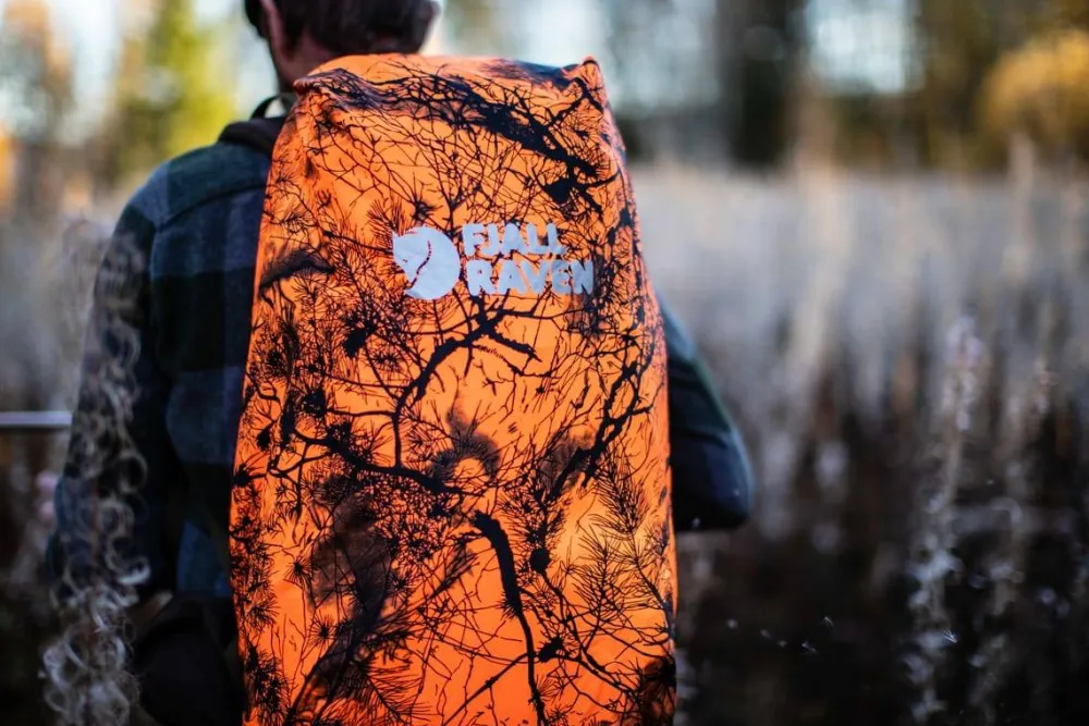 Fjällräven Hunting Rain Cover 16-28L Safety Orange Hot