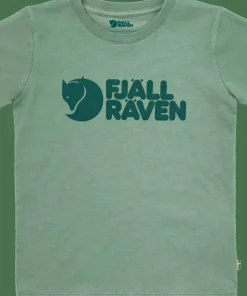 Fjällräven Kids' Logo T-Shirt Patina Green Online