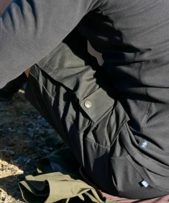 Fjällräven Men's Abisko Hybrid Trail Shorts Black New