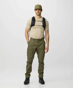 Fjällräven Men's Abisko Hybrid Trail Trousers Zip-Off Navy