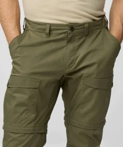 Fjällräven Men's Abisko Hybrid Trail Trousers Zip-Off Navy