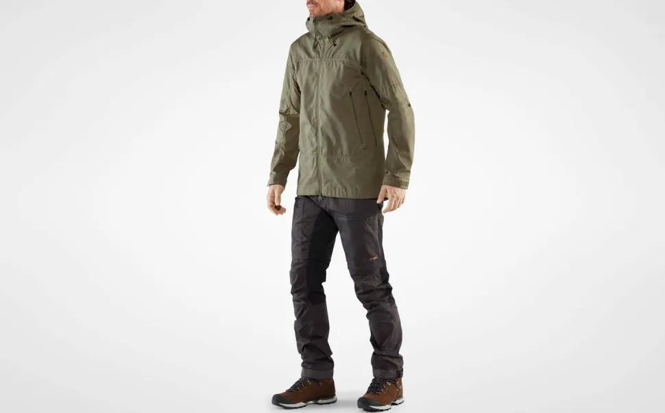 Fjällräven Men's Abisko Lite Trekking Jacket Dark Grey/Black