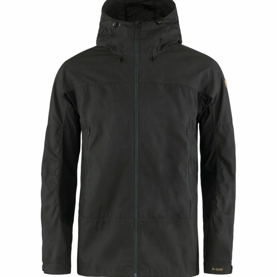 Fjällräven Men's Abisko Lite Trekking Jacket Dark Grey/Black