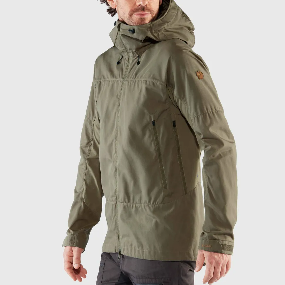 Fjällräven Men's Abisko Lite Trekking Jacket Dark Grey/Black