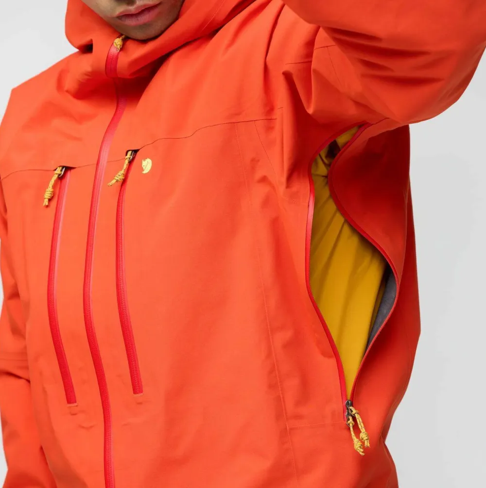 Fjällräven Men's Bergtagen GORE-TEX Pro Jacket Flame Orange New