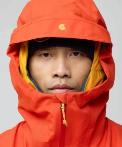 Fjällräven Men's Bergtagen GORE-TEX Pro Jacket Flame Orange New