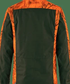 Fjällräven Men's Brenner Pro Padded Jacket Orange Multi Camo-Deep Forest Discount