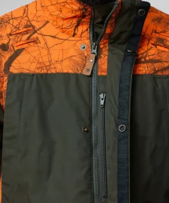 Fjällräven Men's Brenner Pro Padded Jacket Orange Multi Camo-Deep Forest Discount