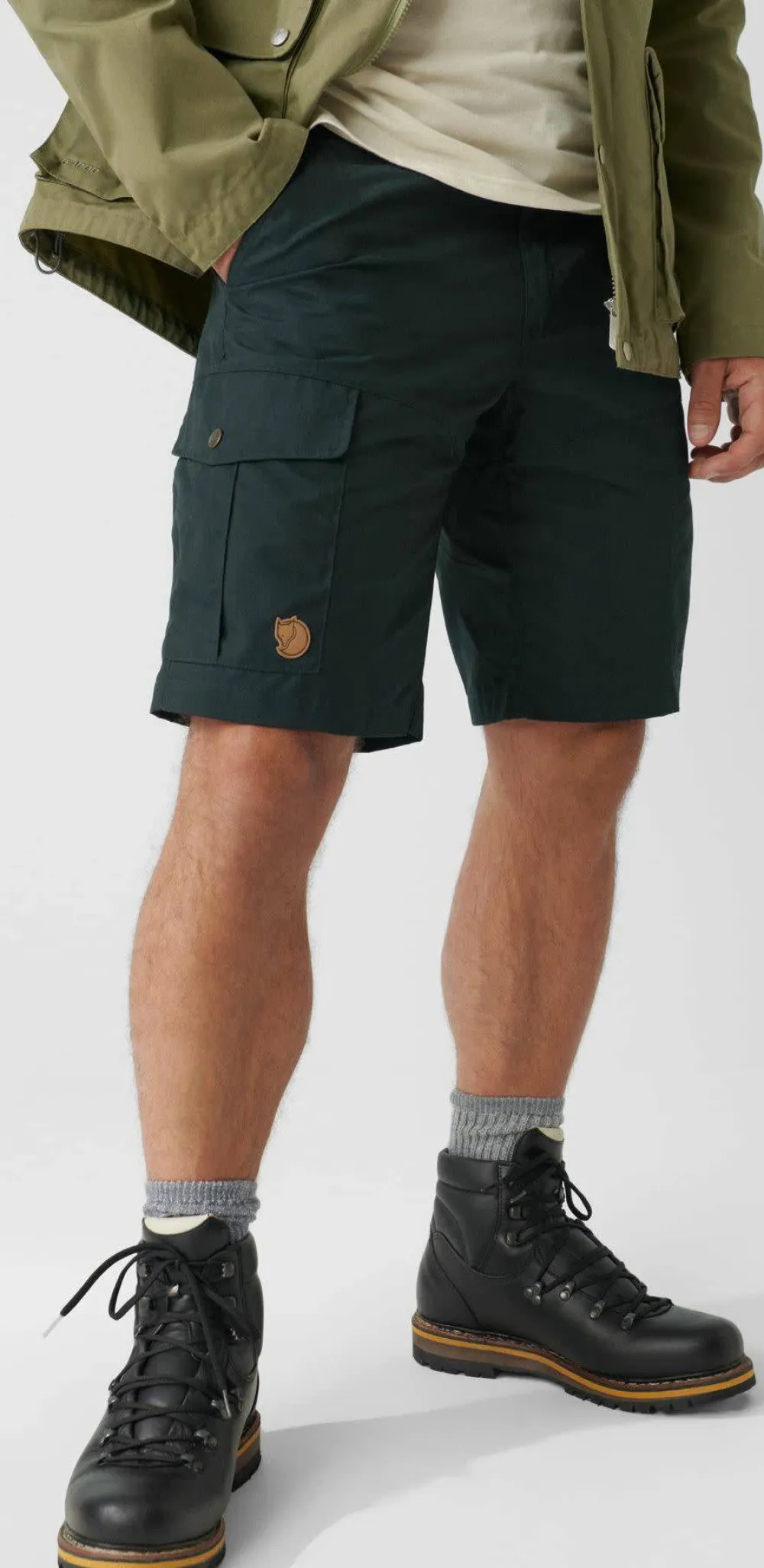 Fjällräven Men's Karl Pro Shorts Dark Olive New