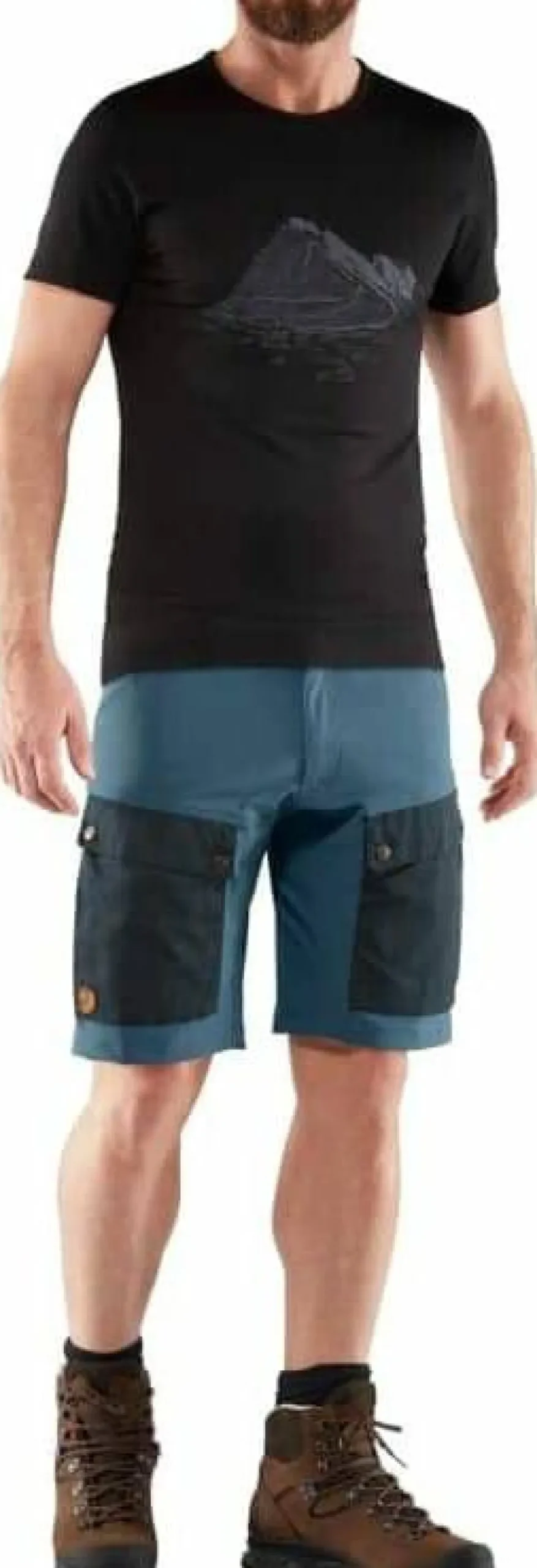 Fjällräven Men's Keb Shorts Dark Navy/Uncle Blue