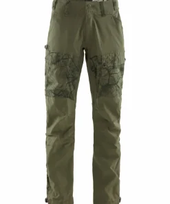 Clearance Men's Lappland Hybrid Trousers Green Camo/Laurel Green Herrbyxor