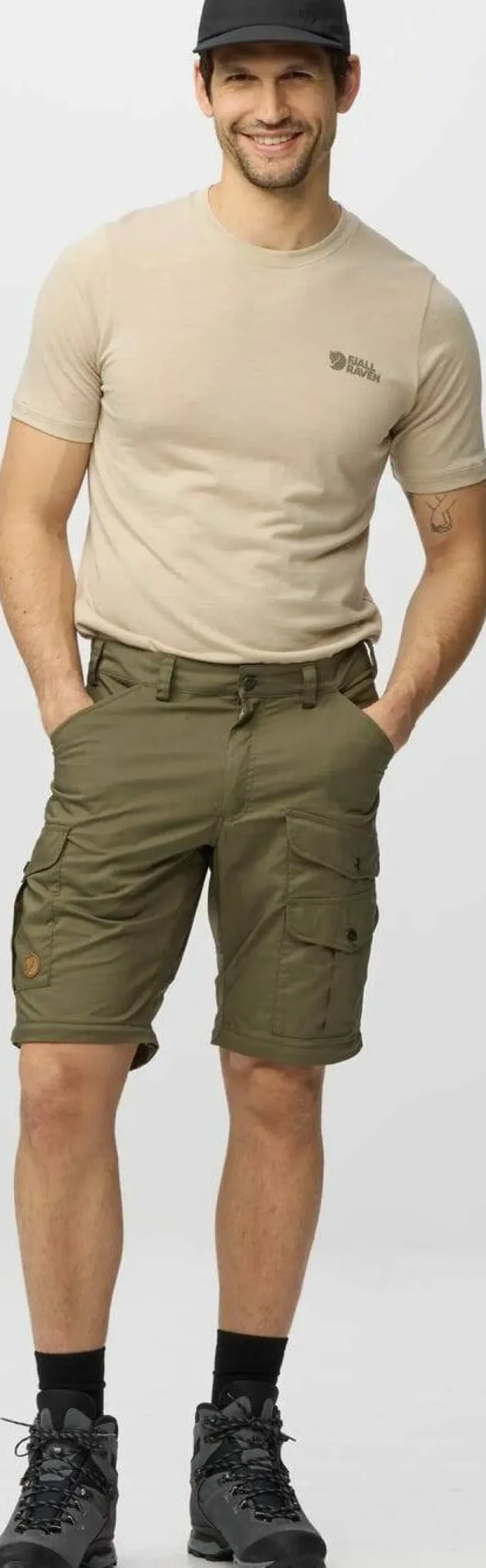Fjällräven Men's Vidda Pro Lite Zip-Off Trousers Fossil New
