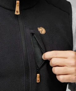 Fjällräven Men's Övik Lite Fleece Vest Black