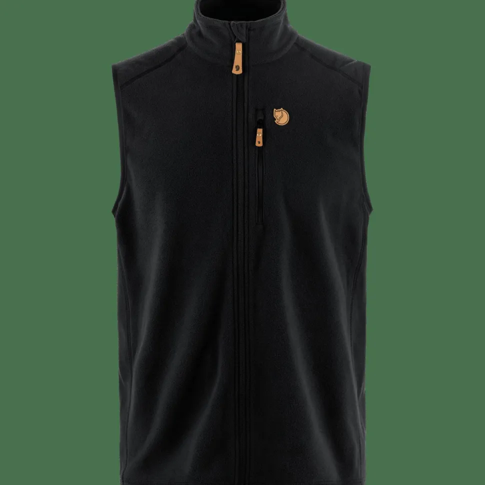 Fjällräven Men's Övik Lite Fleece Vest Black