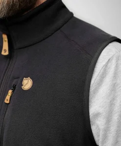 Fjällräven Men's Övik Lite Fleece Vest Black