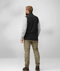 Fjällräven Men's Övik Lite Fleece Vest Black