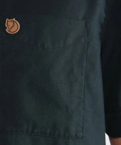 Fjällräven Men's Övik Travel Shirt Short Sleeve Indigo Blue-Dark Navy