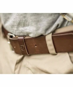 Fjällräven Singi Belt 4 cm Leather Cognac Sale