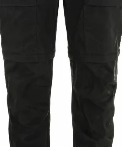 Fjällräven Women's Abisko Hybrid Trail Trousers Zip-Off Black