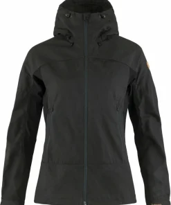 Fjällräven Women's Abisko Lite Trekking Jacket Dark Grey/Black Dark Grey-Black Sale