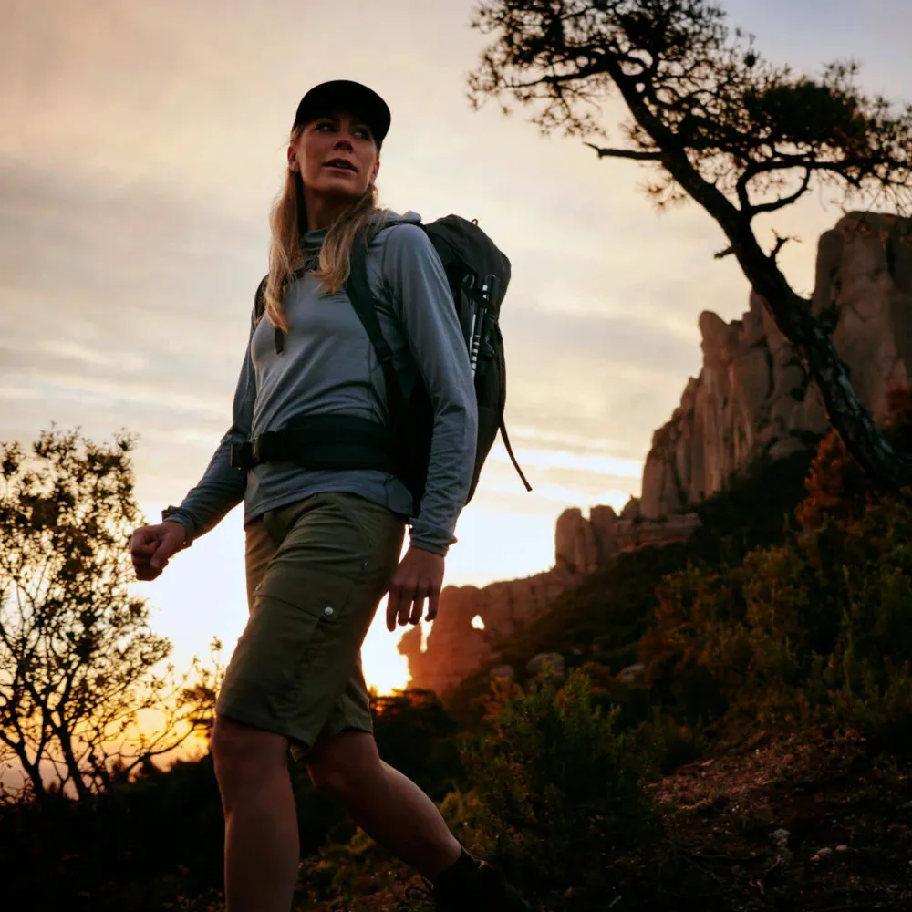 Fjällräven Women's Abisko Midsummer Shorts Indigo Blue/Dark Navy Clearance