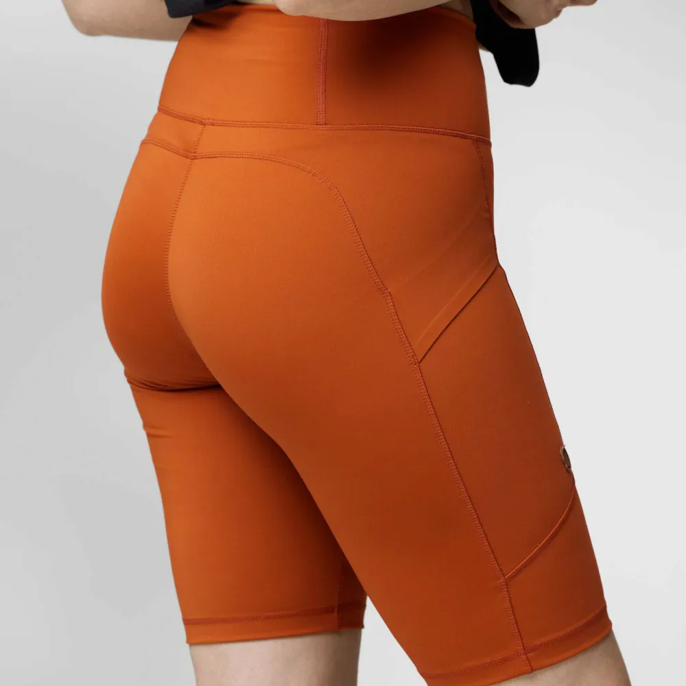 Fjällräven Women's Abisko Short Tights Terracotta Brown New